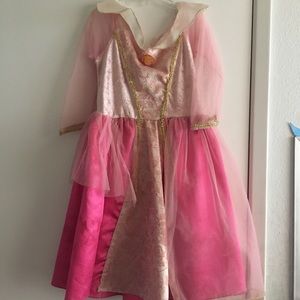 Girls sleeping beauty costume with shoes